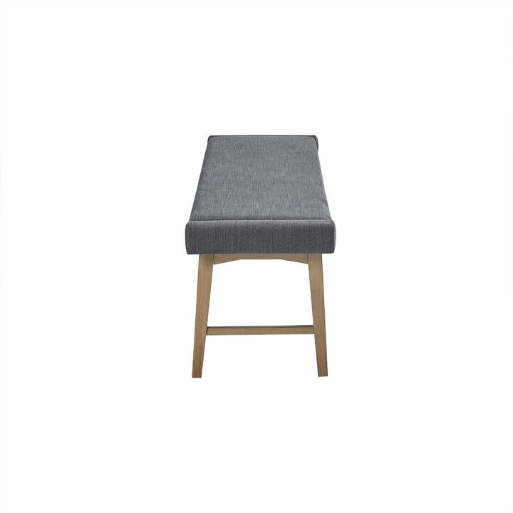 Gracie Mills Arron Mid-Century Upholstered Accent Bench