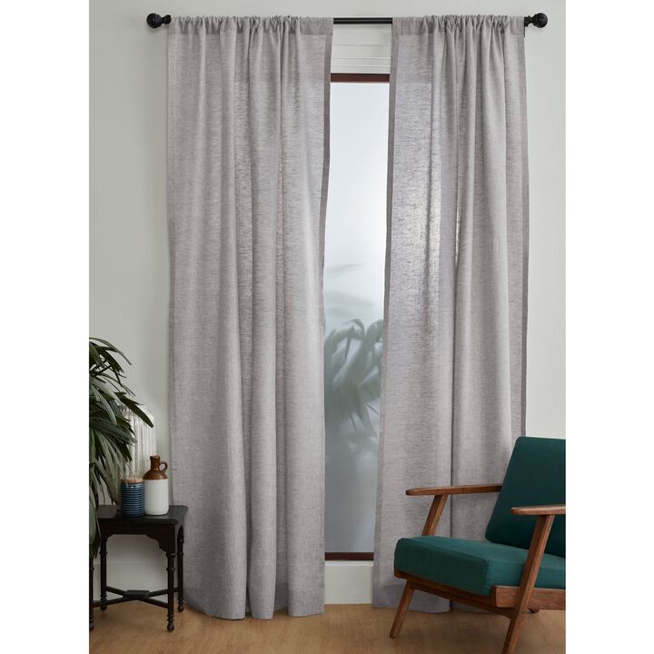 Solino Home 100% Pure Linen Curtain | Linen for Thanksgiving, Christmas