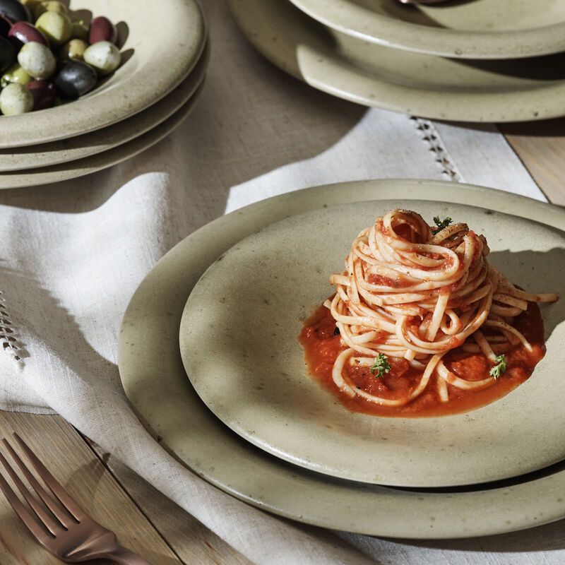 Porto by Stone Lain Semplice Stoneware 24 Piece Dinnerware Set
