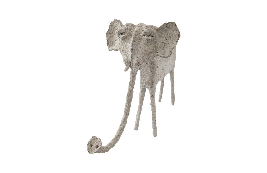 Elephant Trunk Down Sculpture