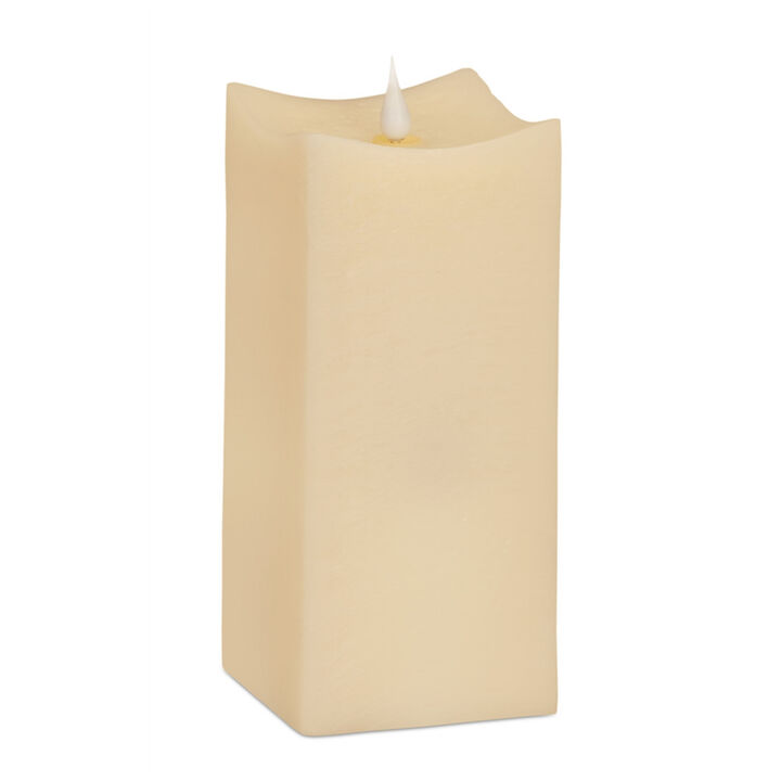 Simplux Squared Candle for Elegant Flameless Lighting and Décor