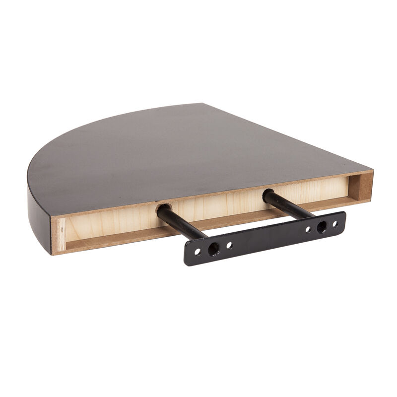 Laminate Corner Radial Shelves (Set of 2)