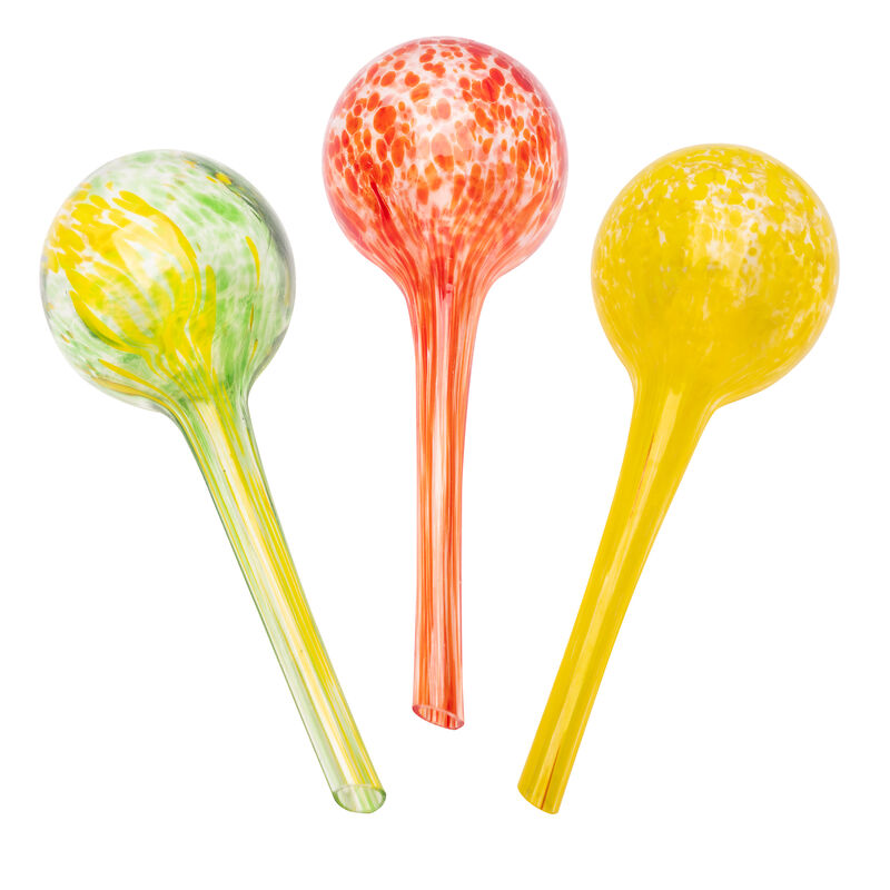 6.5" Inch Self-Watering Plant Gazing Globes – 3 Pack Mini Aqua Gazing Globes