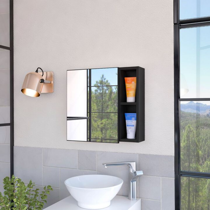 Medicine Cabinet Viking, Bathroom, Black