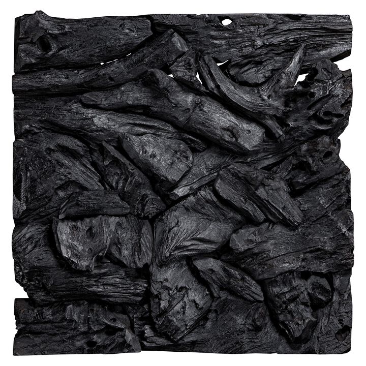 Rio Wood Wall Decor Black