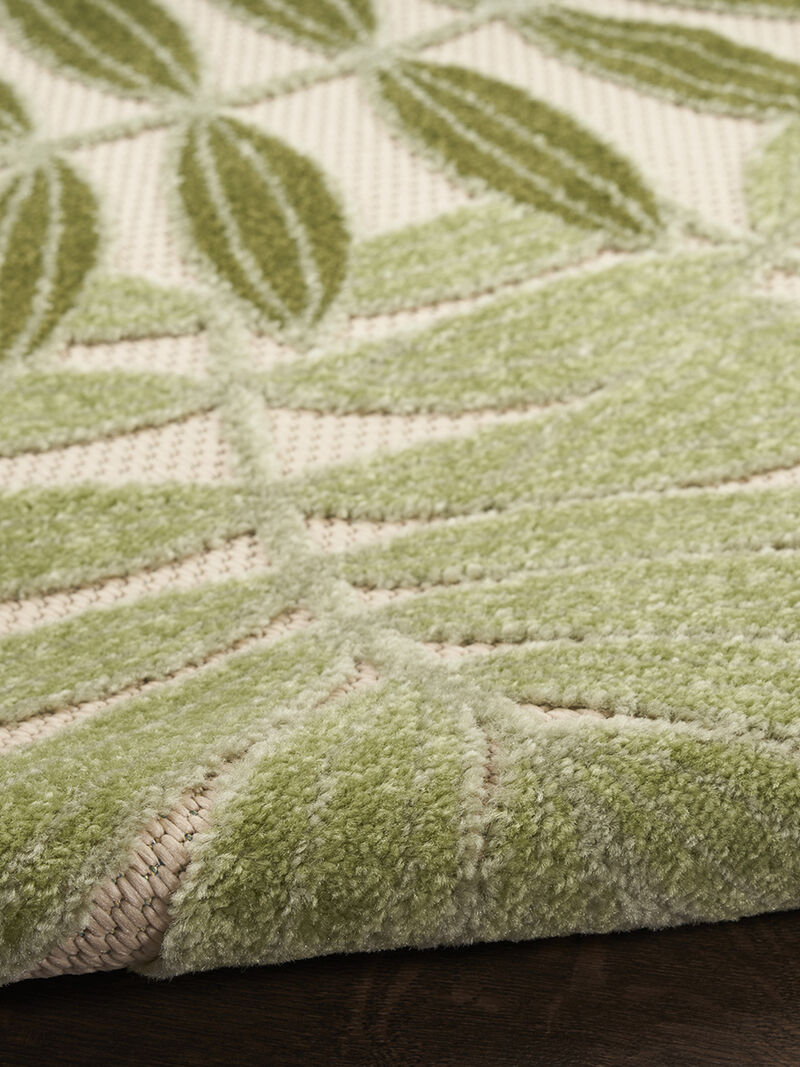 Aloha ALH18 Ivory/Green 9' x 12' Rug
