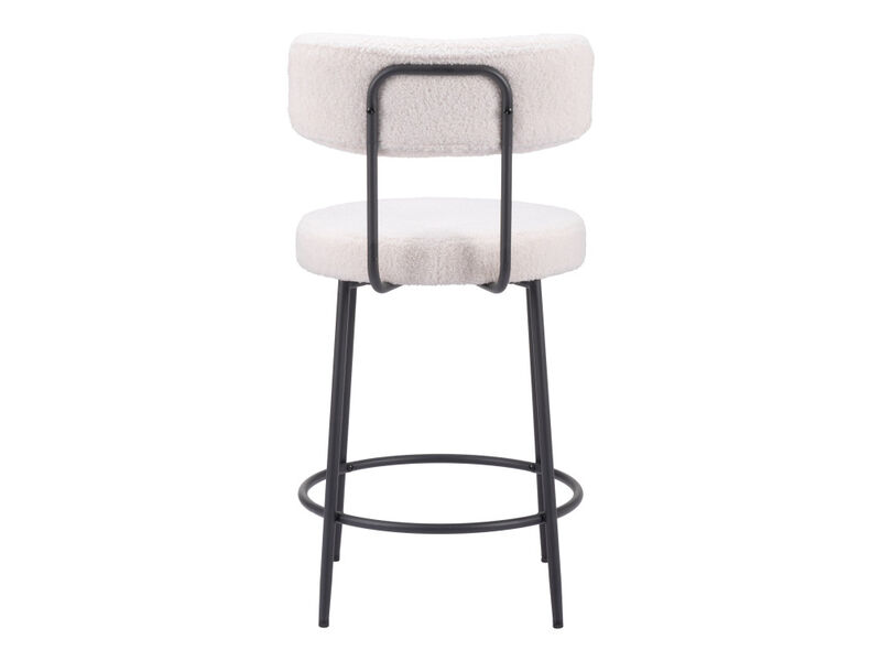 Blanca Counter Stool (Set of 2) Ivory