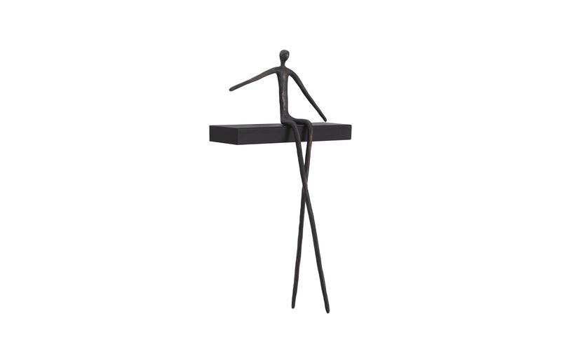 Moveable Man on Short Shelf Sitting C