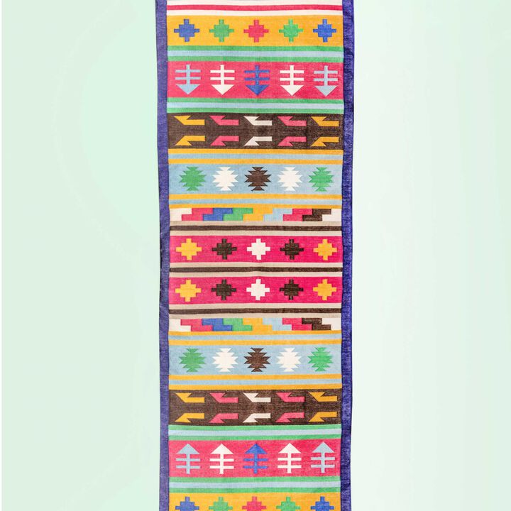Isra Flat Weave Runner Rug