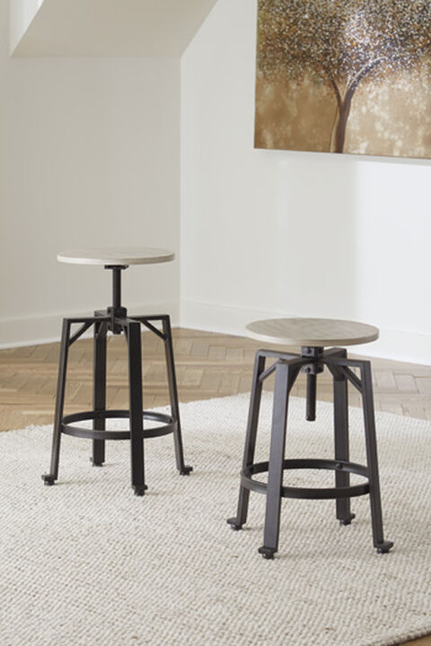 Karisslyn Swivel Stool (Set of 2)