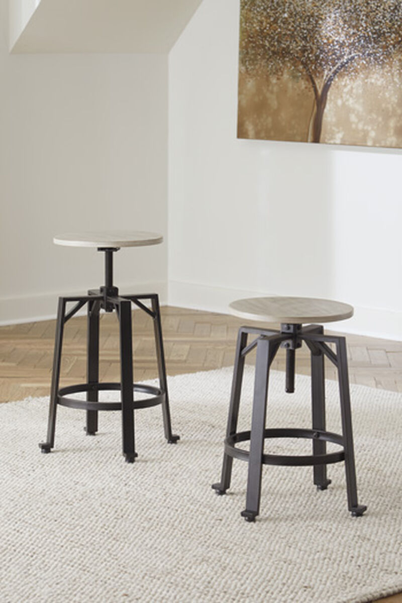 Karisslyn Swivel Stool (Set of 2)