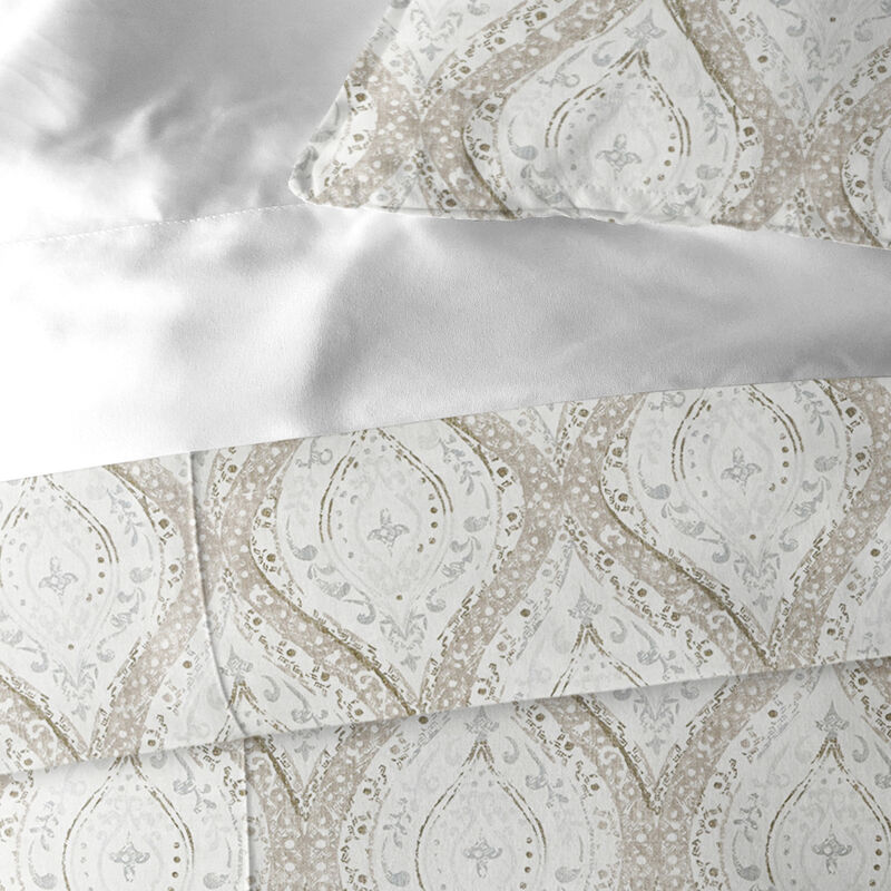 6ix Tailors Fine Linens Cressida Linen Coverlet Set
