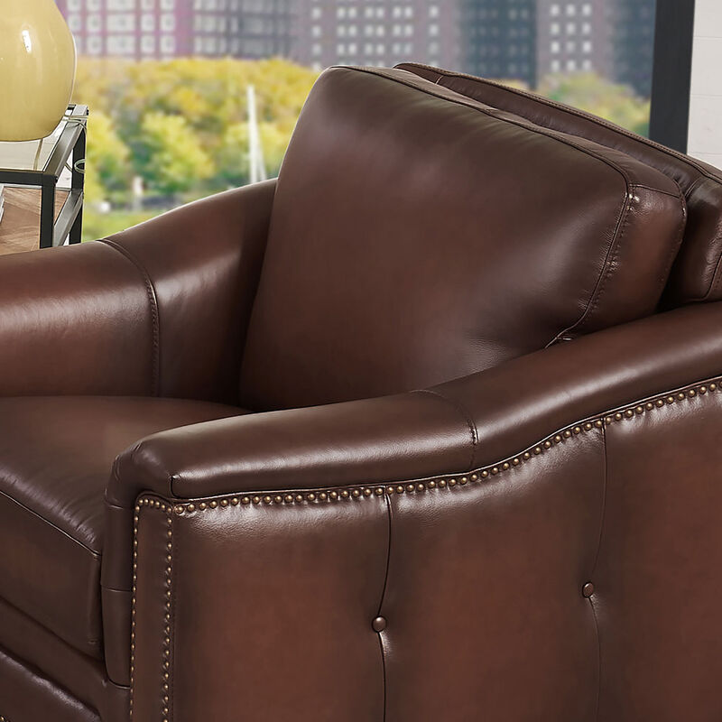 Belfast Top Grain Leather Chair