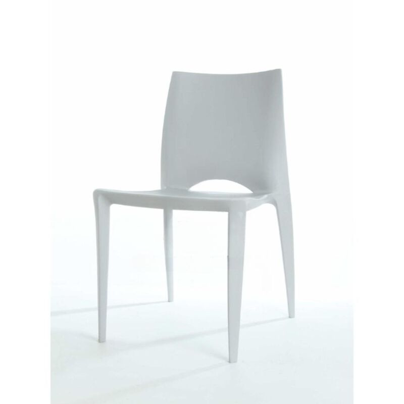 Commerical Seating Products Light Grey Crescent Dining Chairs