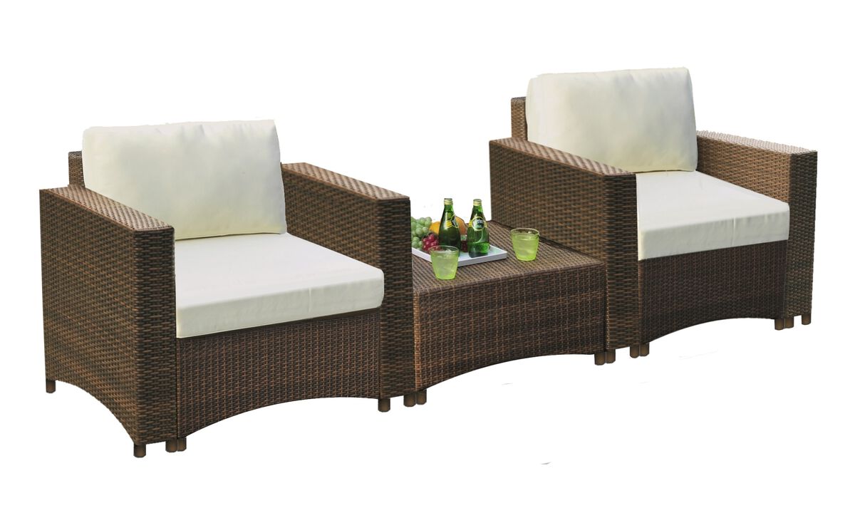 Studio Shine Collection 2 Armchairs and coffee table set