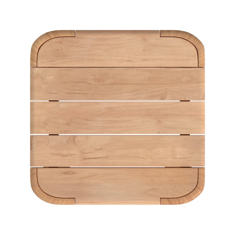 Natural Teak End Table