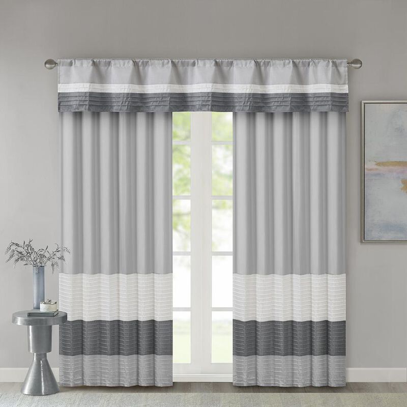 Belen Kox Modern Pintuck Valance, Belen Kox
