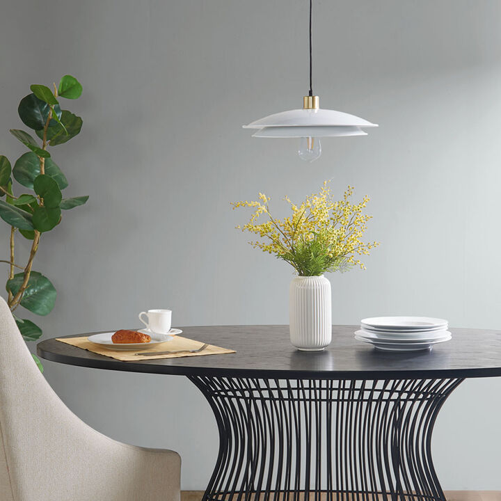 Saben 2-Tier Layered Shade Pendant