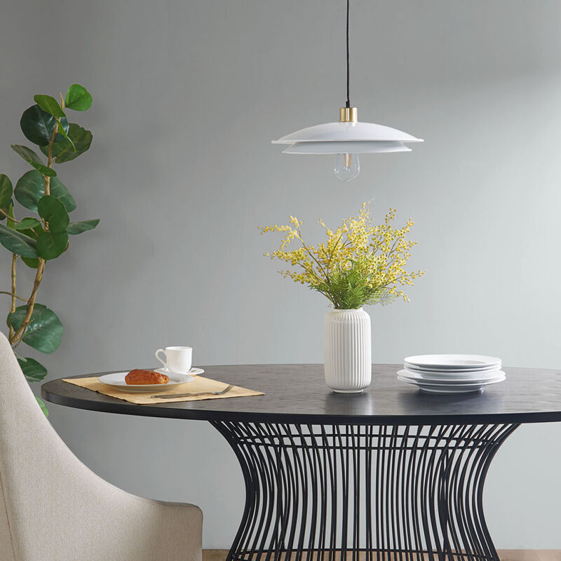 Saben 2-Tier Layered Shade Pendant