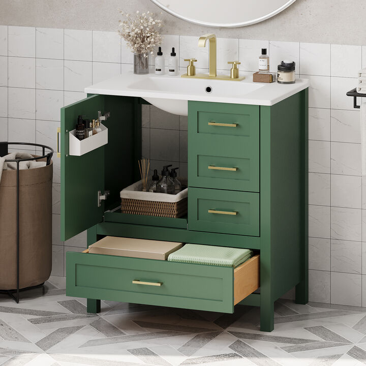 Merax Bathroom Storage Cabinet Vanity with Sink