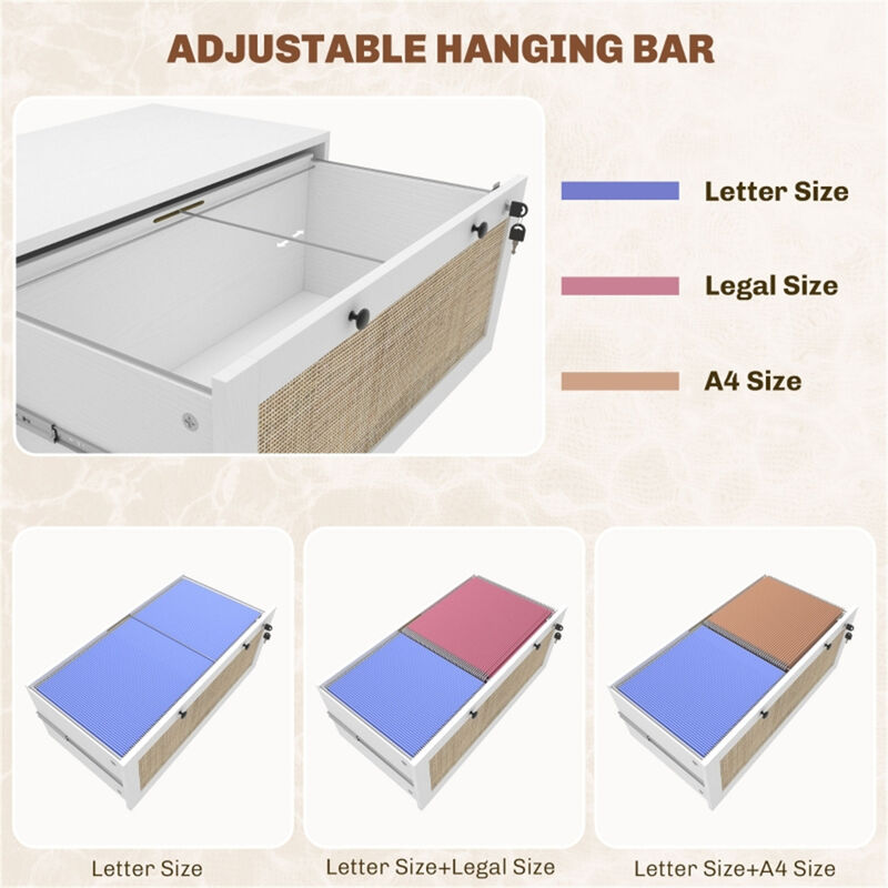 Multi-Purpose File Cabinet and Storage Cabinet for Home or Office