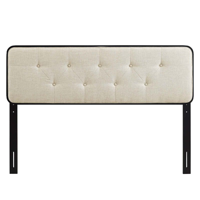 Modway - Collins Tufted Queen Fabric and Wood Headboard