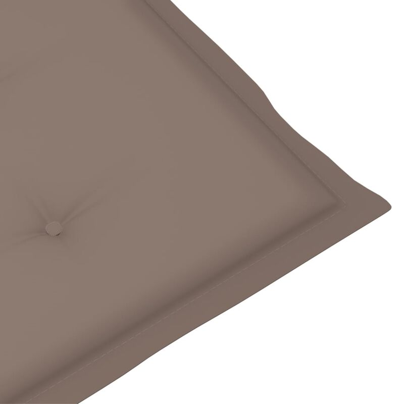 vidaXL Garden Chair Cushions 6 pcs Taupe 39.4"x19.7"x1.6"