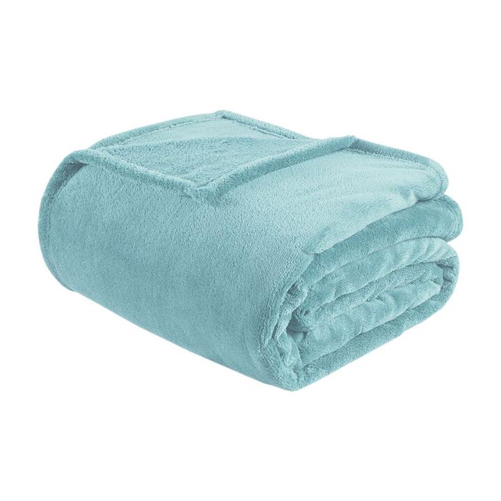 Belen Kox Aqua Microlight Plush Oversized Blanket, Belen Kox