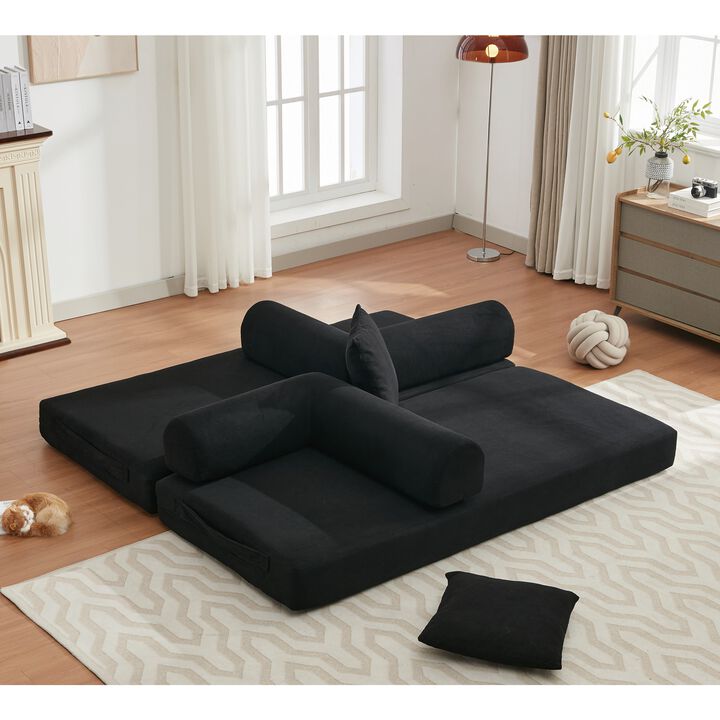 Merax Modern Folding Convertible Sleeper Sofa Bed