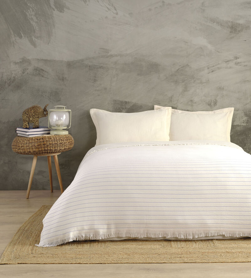 Textile Gocek Striped Cotton Full Coverlet