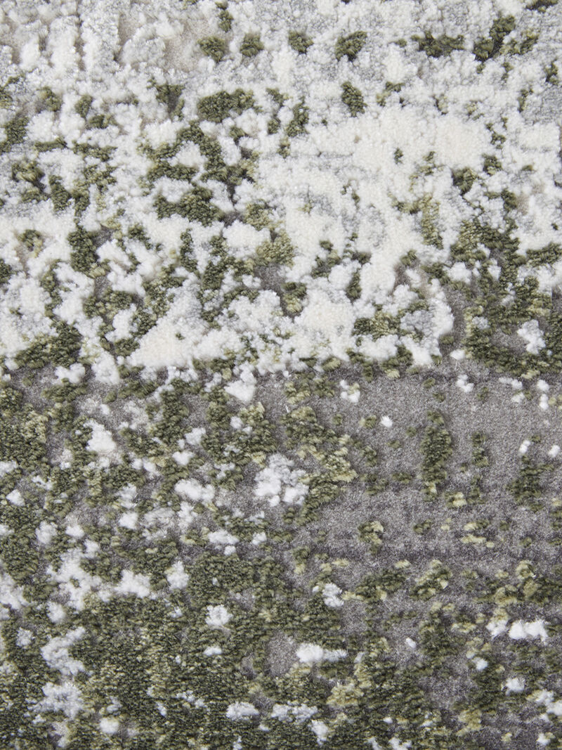 Cadiz 39N5F 3'1" x 5' Gray/Green/Silver Rug