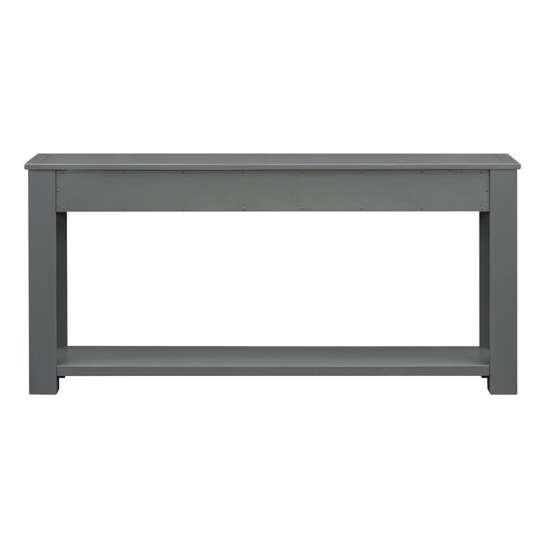 Merax Modern Console Table  with Storage Drawers