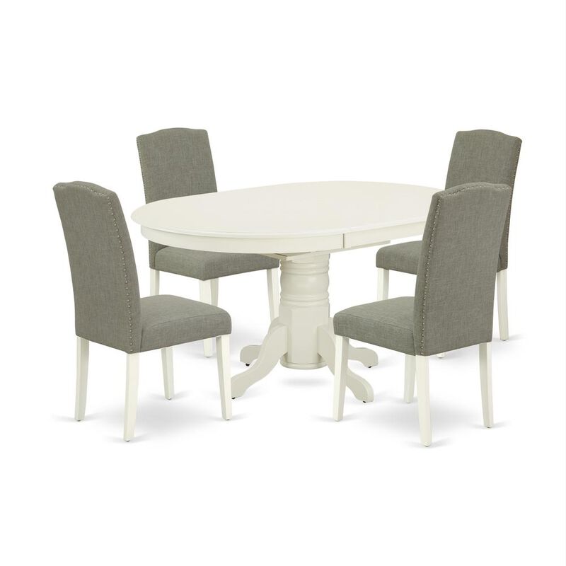 Dining Room Set Linen White