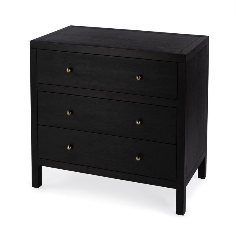 Butler Specialty Nora 3-Drawer Chest, Coffee