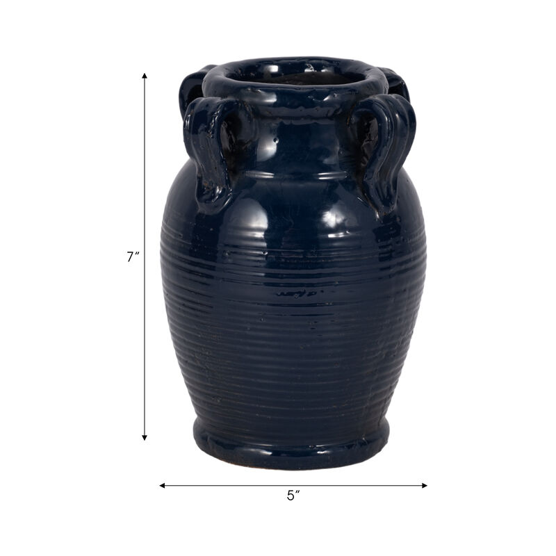 Terracotta Amphora Casual Vase