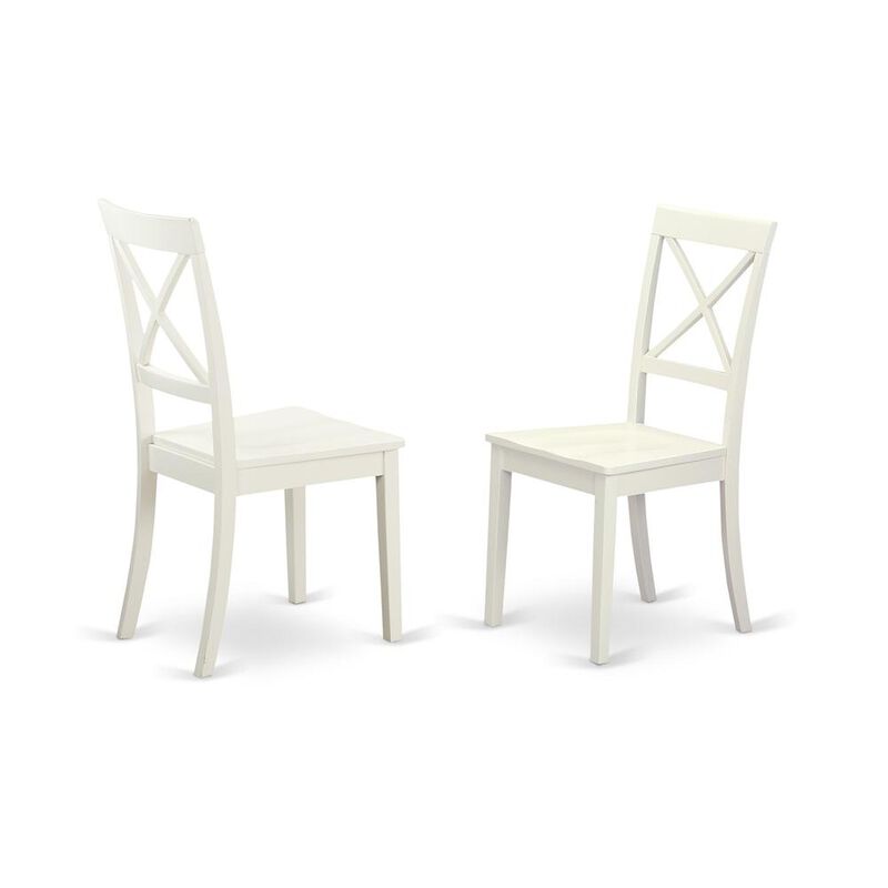 East West Furniture 5  PC  small  Kitchen  Table  set-small  Table  and  4  dinette  Chairs