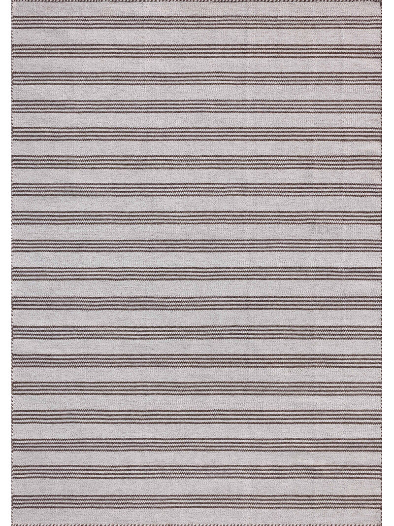 Charlie Silver/Bark 7'9" x 9'9" Area Rug by Magnolia Home by Joanna Gaines x Loloi