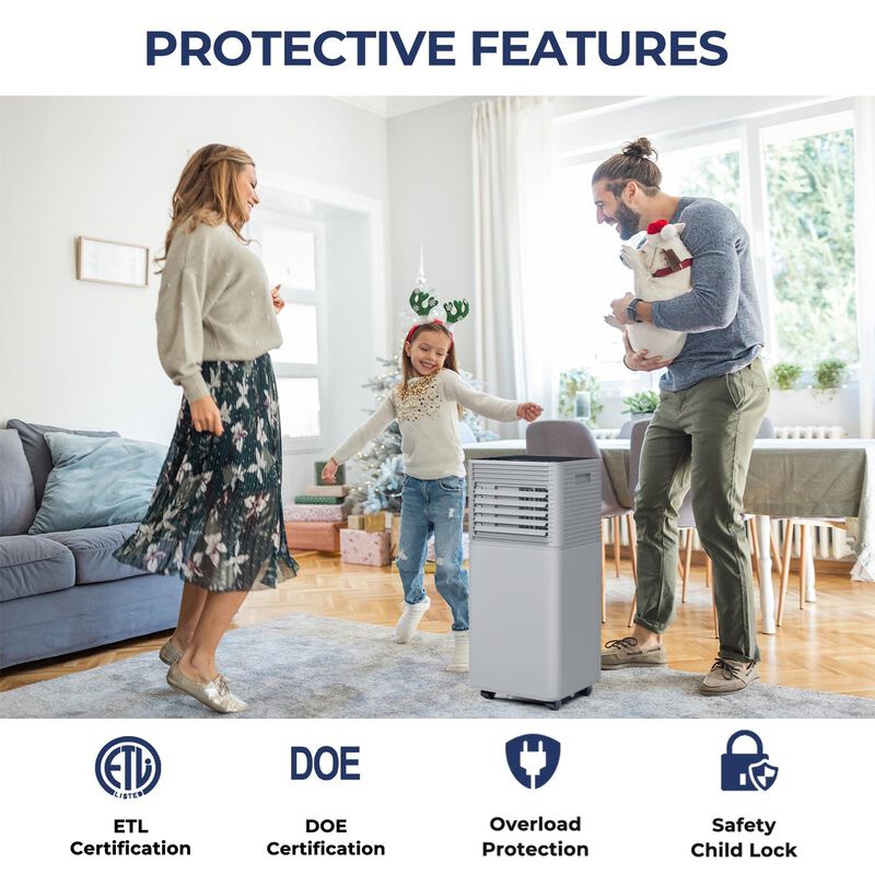 10000 BTU Portable Air Cooler with Fan and Dehumidifier Mode