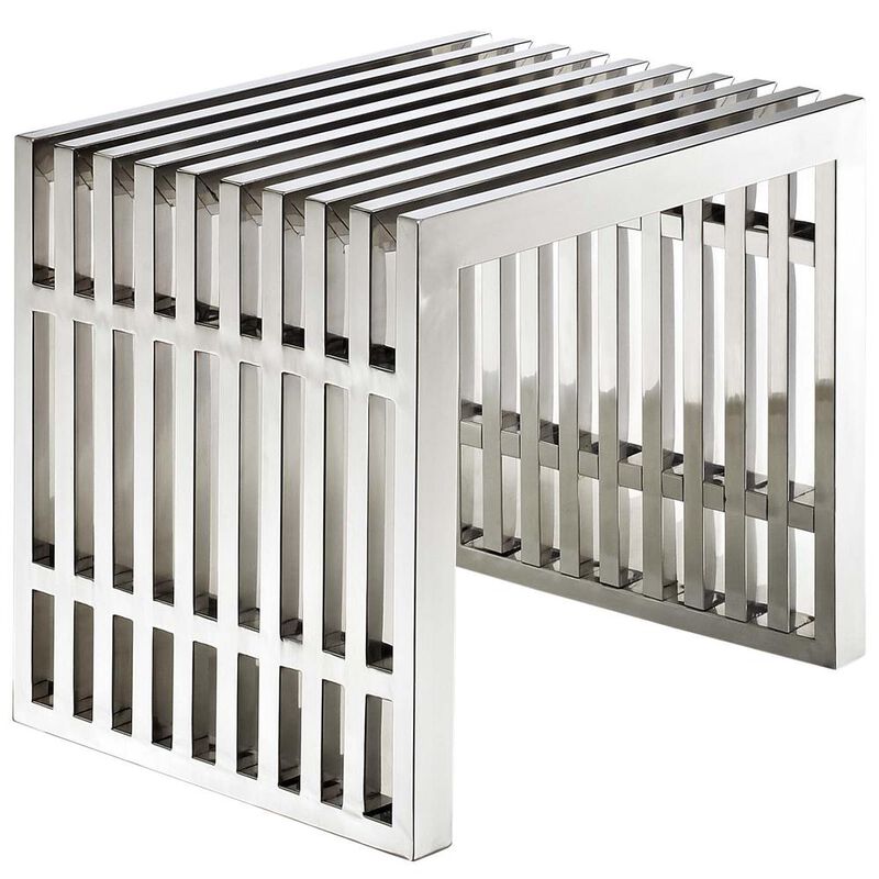 Modway Gridiron Benches Set of 2