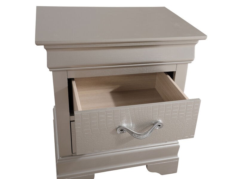 Lorana 2-Drawer Nightstand (24 in. H x 16 in. W x 21 in. D)