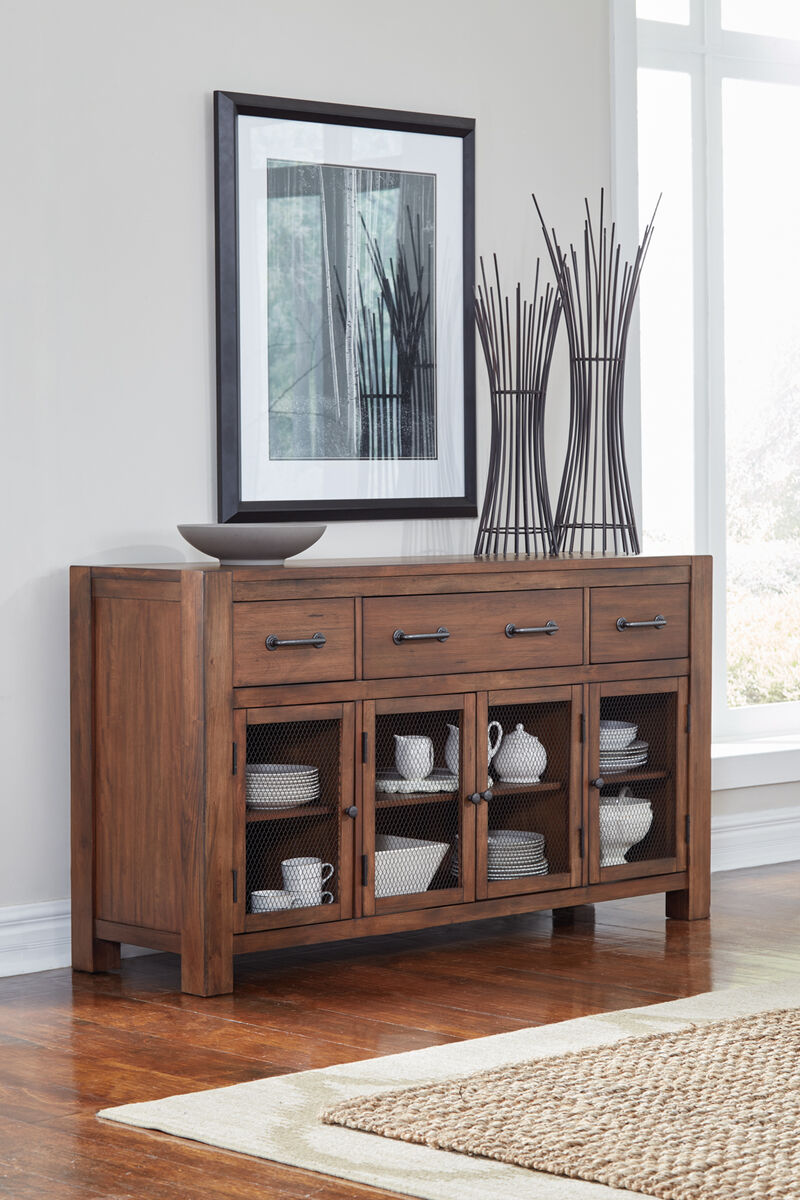 Belen Kox Salvage Mahogany Server, Belen Kox