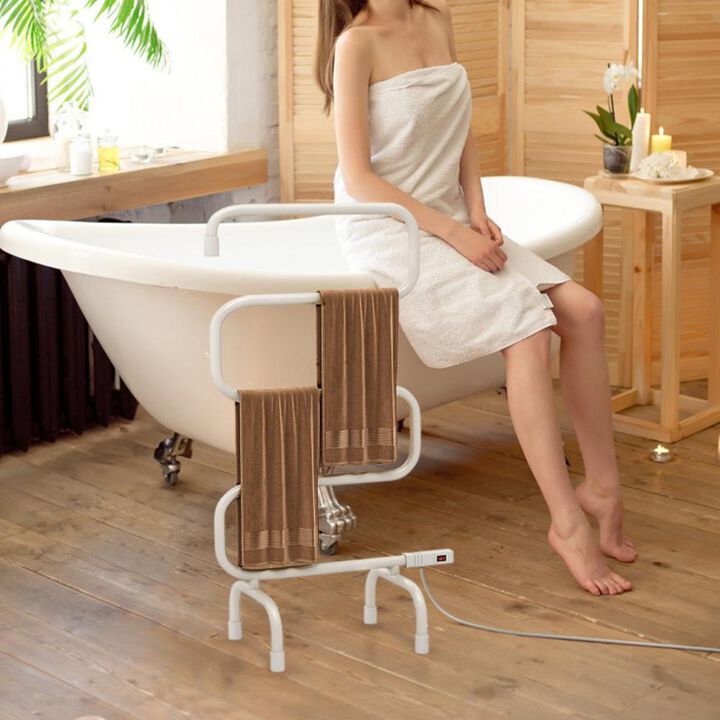 Hivvago 100W Electric Towel Warmer Drying Rack
