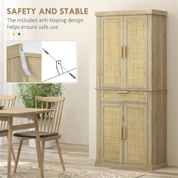 Multi-Functional Kitchen Cart, Storage Cabinet & Sideboard with Wheels