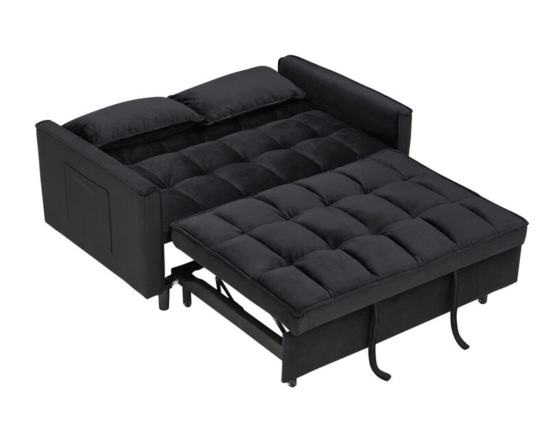 Merax Velvet Loveseat Futon Sofa Couch