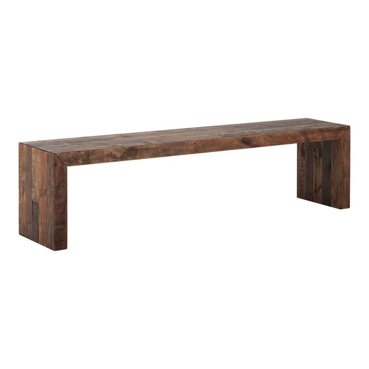 Moe�s Vintage Bench Large Light Brown