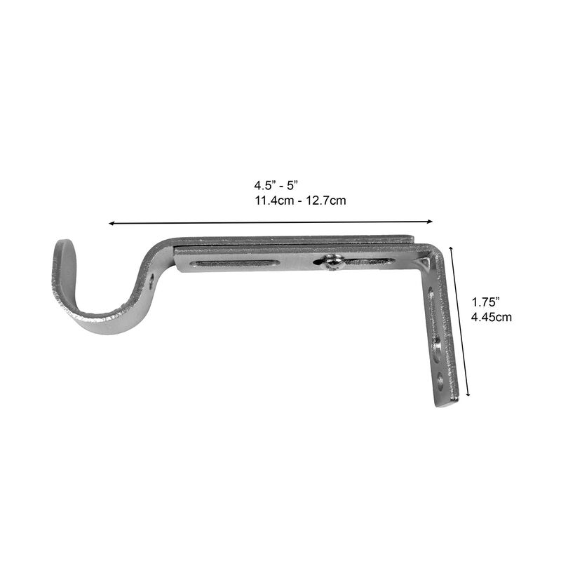 Lexington Flare Curtain Rod Set, Adjustable Length from 28" to 48"