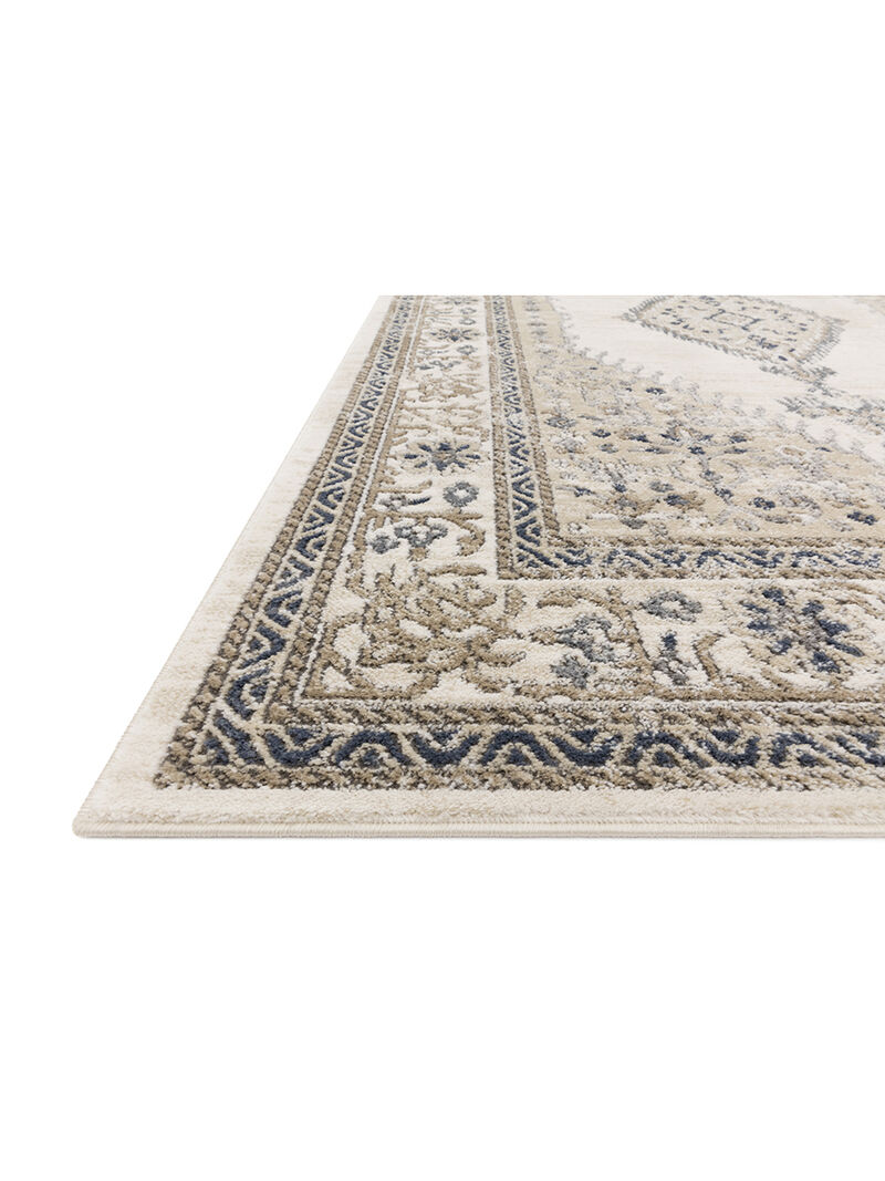 Teagan TEA02 Oatmeal/Ivory 5'3" x 7'6" Rug