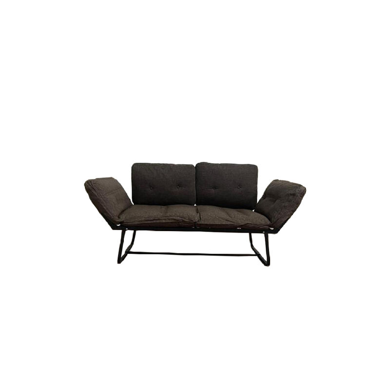 Violette Metal Frame Futon Loveseat