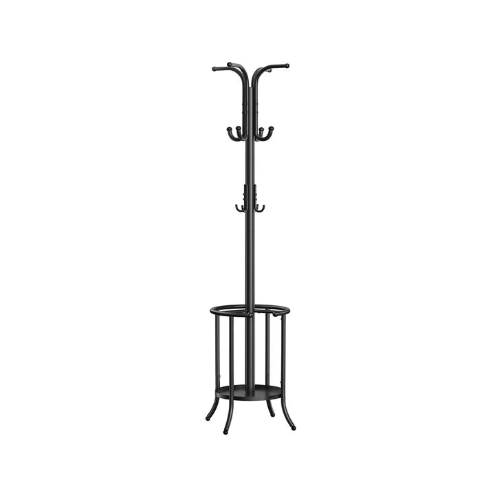 Freestanding Metal Coat Rack with Stylish Design and Durable Construction