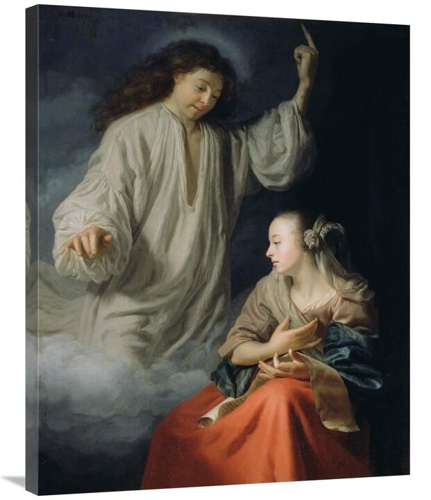 The Annunciation-Canvas Art-28x35